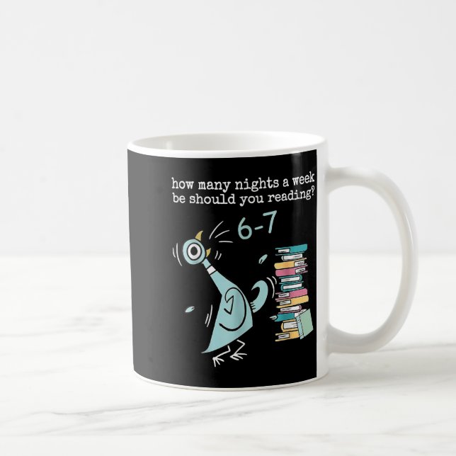 How Many Nights A Week Should You Be Reading 6–7 T Coffee Mug (Right)