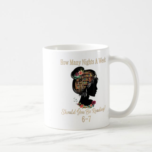 How Many Nights Reading 67 Funny Meme Six Seven Te Coffee Mug (Right)