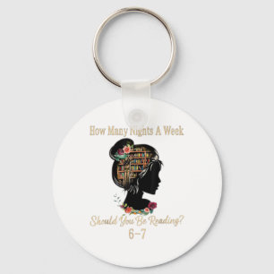 How Many Nights Reading 67 Funny Meme Six Seven Te Key Ring