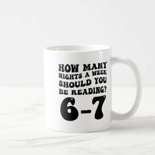 How Many Nights Reading 6 7 Funny Groovy Meme Quot Coffee Mug