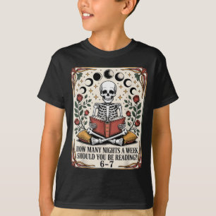 How Many Nights Reading Meme 6 7 Funny Book Lover T-Shirt