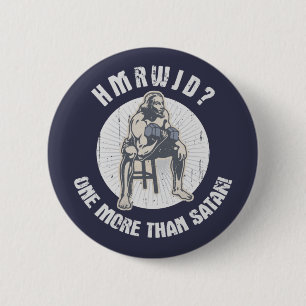 How Many Reps 6 Cm Round Badge