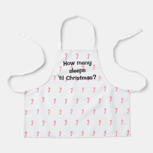How Many Sleeps 'Til Christmas Kid's Apron