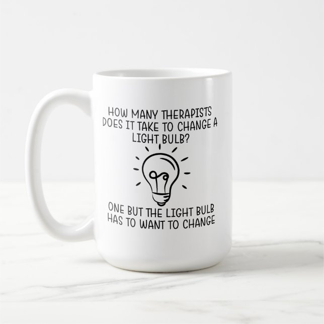 How Many Therapists Does It Take Massage Therapy Coffee Mug (Left)