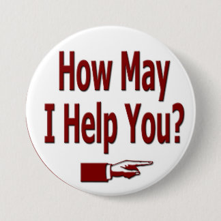 How May I Help You Button