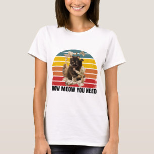 how meow you need money - gangsta cat T-Shirt