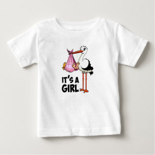 How much it's a girl — a baby stork. T-Shirt