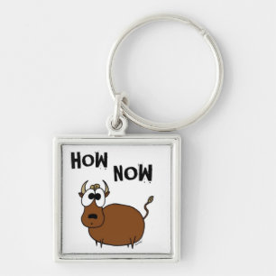 How Now Brown Cow Keychain