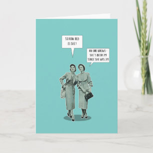 'How old is she?' Card