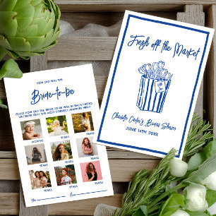 How Old Was the Bride-to-Be Blue Bridal Shower Gam