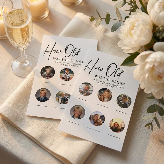 How Old Were Bride Groom Engagement Party Game 2 (Creator Uploaded)