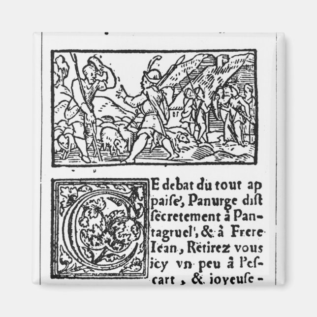 How Panurge Drowned the Sheep' Magnet (Front)