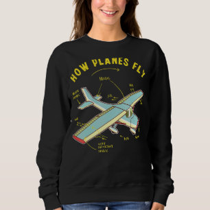 How Planes Fly Aerospace  Engineer Engineering Fan Sweatshirt