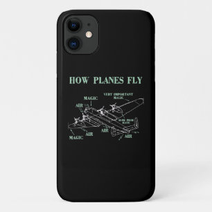 How Planes Fly Funny Aerospace Engineer Pilot Gift Case-Mate iPhone Case