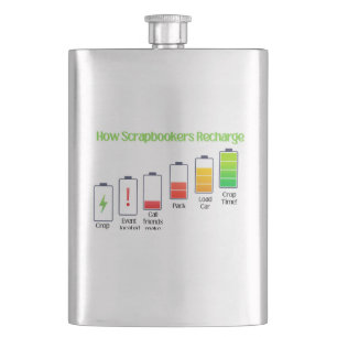 How Scrapbookers Recharge Hip Flask