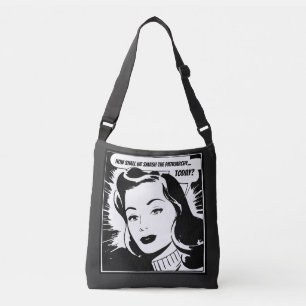 How shall we smash the patriarchy today? crossbody bag