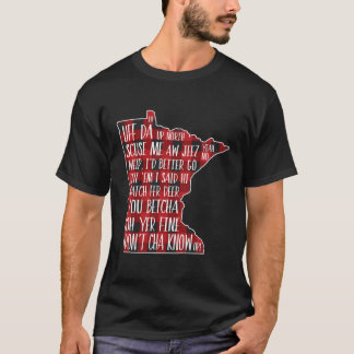 How Speak Minnesotan - Buffalo Plaid Sayings And A T-Shirt