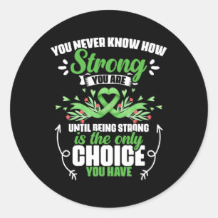How Strong You Are - Bile Duct Cancer Gallbladder Classic Round Sticker