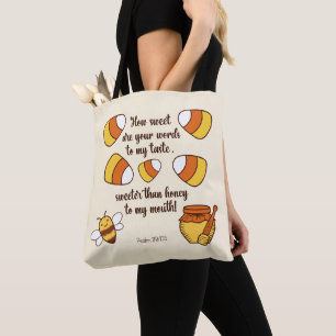 How Sweet Are Your Words Candy Corn Tote Bag