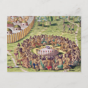 How the Chief is Buried, from 'Brevis Postcard