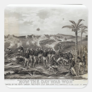 How the Day was Won Charge of the Tenth Square Sticker