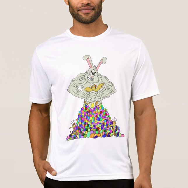 How the Easter Bunny gets his eggs   T-Shirt (Front)