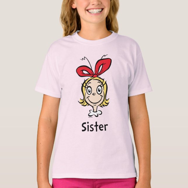 How the Grinch Stole Christmas | Grinch Sister T-Shirt (Front)