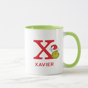 How the Grinch Stole Christmas Name & Monogram X Mug