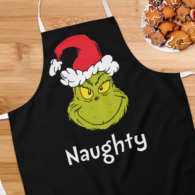 How the Grinch Stole Christmas | Naughty Grinch Apron (Apron on table)