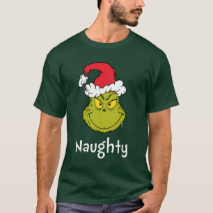 How the Grinch Stole Christmas   Naughty Grinch T-Shirt