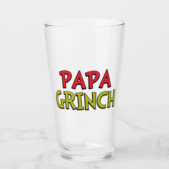 How the Grinch Stole Christmas | Papa Grinch  Mug Glass (Front)