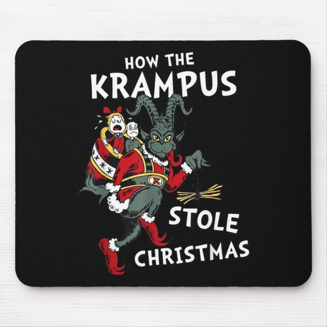How The Krampus Stole Christmas  Mouse Pad (Front)