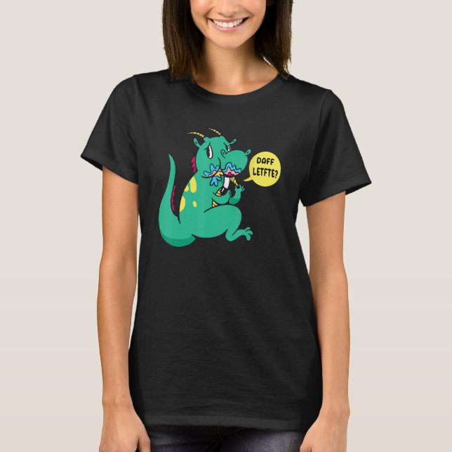 How The Last  Dragon Eats Like The Last Unicorn T-Shirt (Front)
