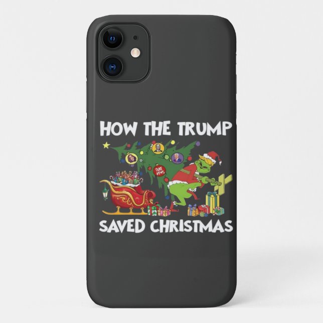 How The Trump Saved Christmas Case-Mate iPhone Case (Back)