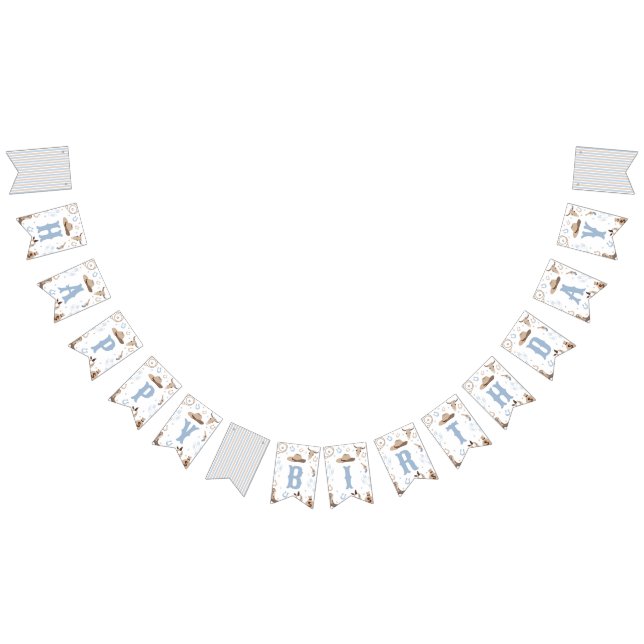 How the West Was One Birthday Banner (All)