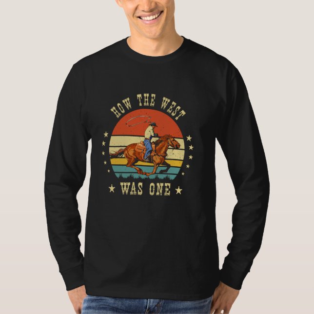 How the West Was One First Rodeo Birthday Tee (Front)