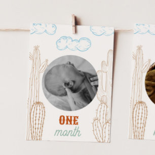 How the West Was One Monthly Photo Banner Card