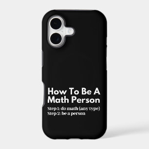 How To Be A Math Person