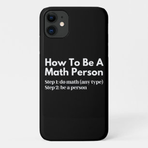 How To Be A Math Person Case-Mate iPhone Case