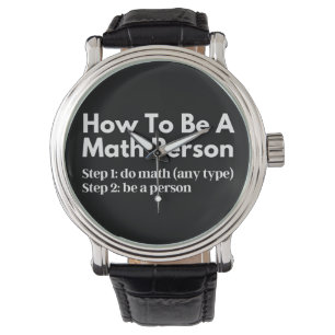 How To Be A Math Person Watch