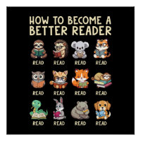 How to Become a Better Reader Book Funny Animals