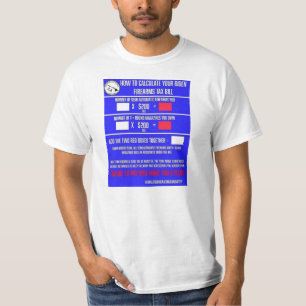 HOW TO CALCULATE YOUR BIDEN FIREARMS TAX BILL T-Shirt