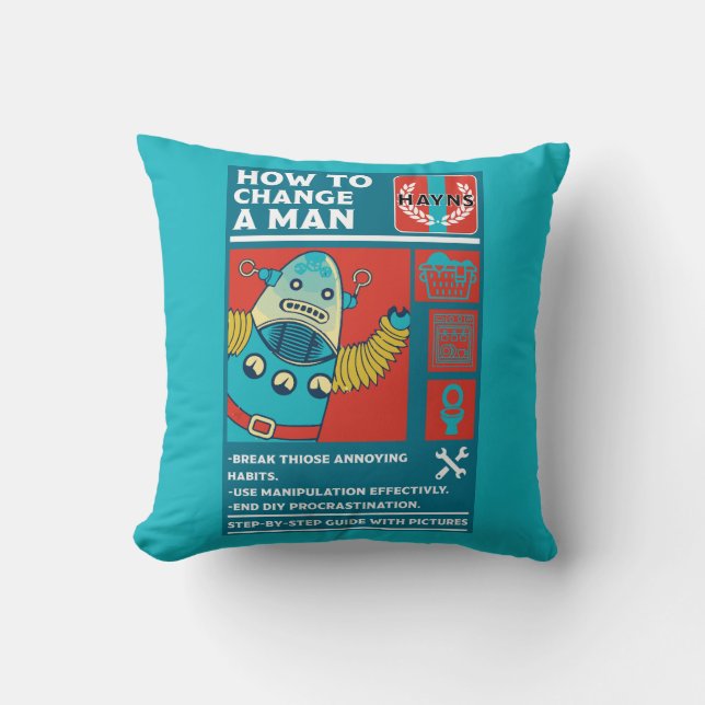 How To Change A Man Cushion (Front)
