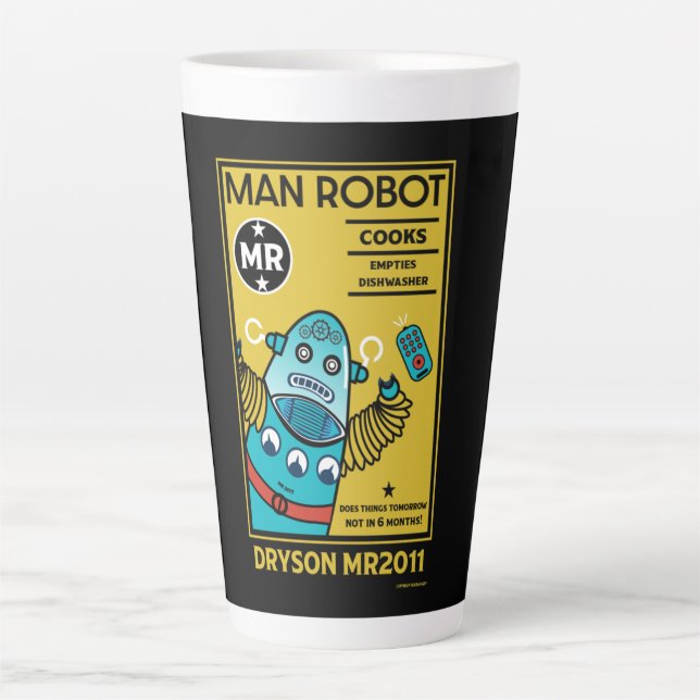 How To Change A Man Latte Mug (Front)