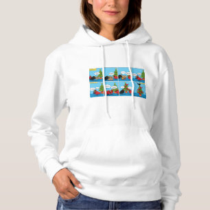 How to Decorate a Christmas Tree Comic Hoodie