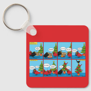 How to Decorate a Christmas Tree Comic Key Ring