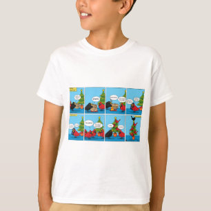 How to Decorate a Christmas Tree Comic T-Shirt