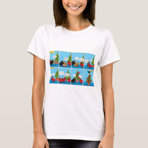 How to Decorate a Christmas Tree Comic T-Shirt