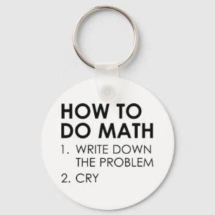 How To Do Math Key Ring
