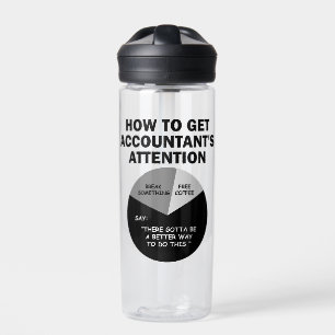 How To Get Accountant's Attention Break Something Water Bottle
